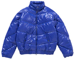 Supreme Schott Glossy Lightweight Down Puffer Jacket Royal Supreme Schott Glossy Lightweight Down Puffer Jacket Royal