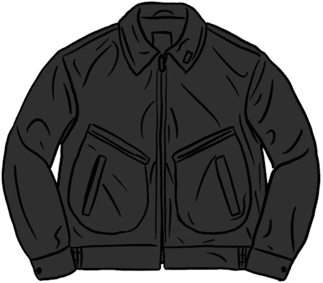 Supreme Schott SS21 黑色皮革工作夹克 Buy Supreme Schott SS21 黑色皮革工作夹克