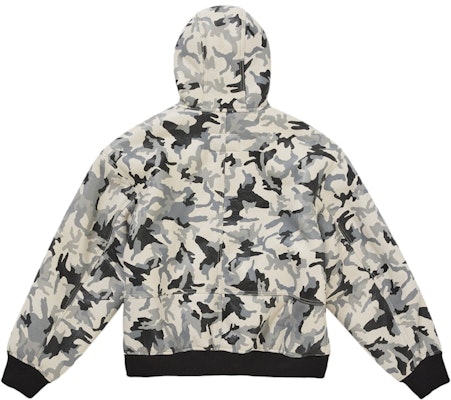 Supreme Schott 雪地迷彩羊毛連帽工作外套 Lookbook Supreme Schott 雪地迷彩羊毛連帽工作外套