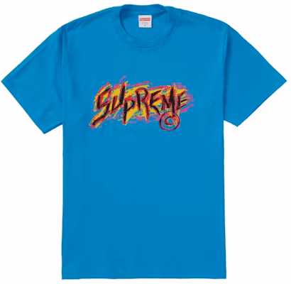 Supreme 刮痕T恤 亮蓝色 Buy Supreme 刮痕T恤 亮蓝色