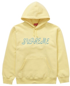 Supreme 字母连帽卫衣 浅黄色 Buy Supreme 字母连帽卫衣 浅黄色