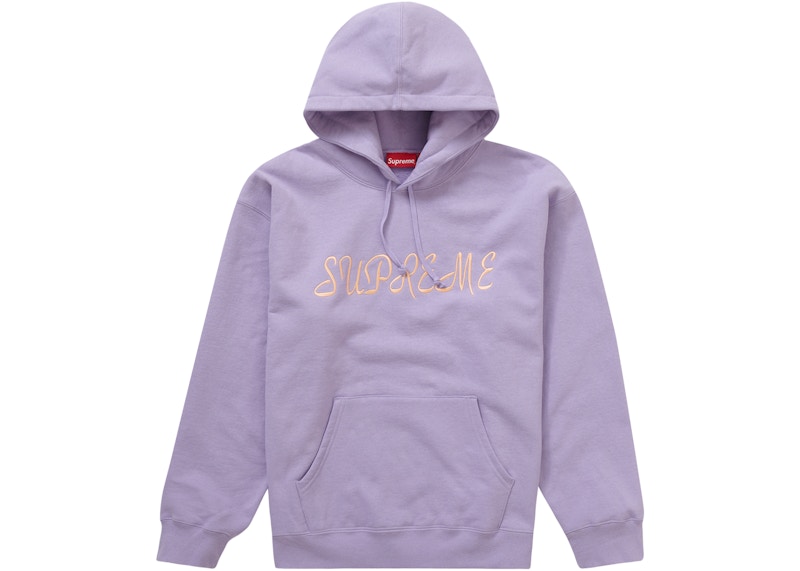 Buy Sudadera con Capucha Supreme Script Violeta