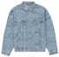 Buy Supreme Script Jacquard Denim Trucker Jacket Washed Blue