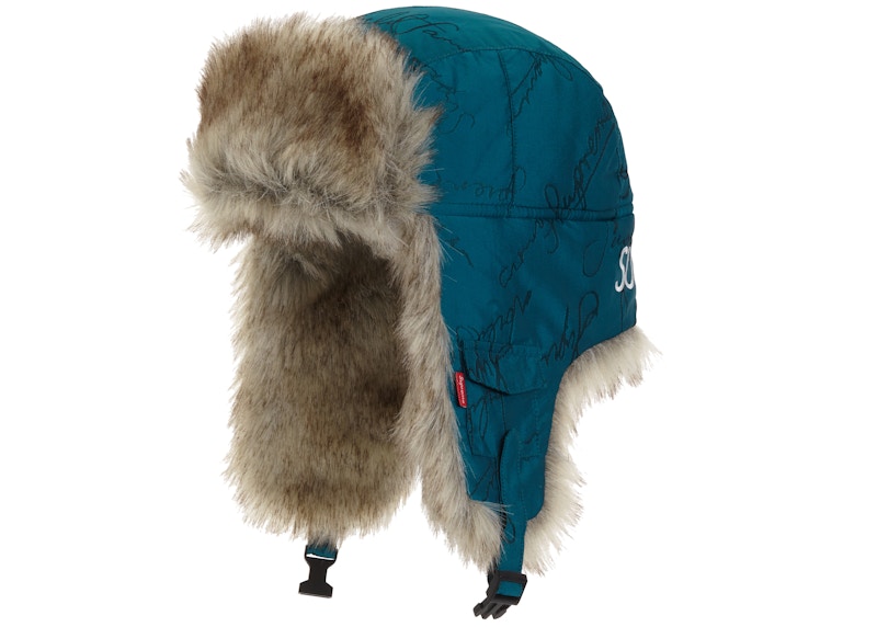 Order Supreme 字体标志军帽 亮青色