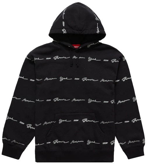 supreme-script-stripe-hooded-sweatshirt-black