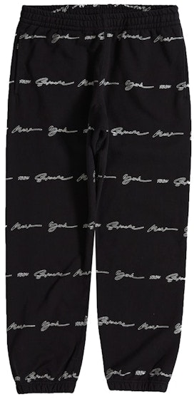 supreme-script-stripe-sweatpant-black