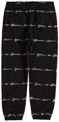 Supreme Script Stripe Sweatpant Black Buy Supreme Script Stripe Sweatpant Black