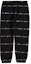Buy Supreme Script Stripe Sweatpant Black