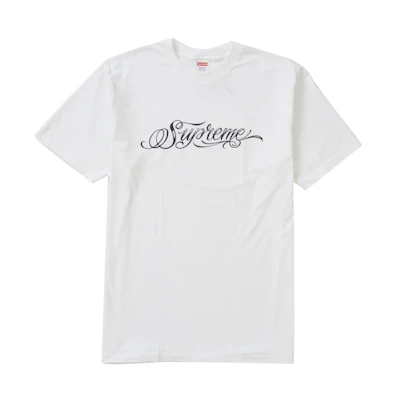 Supreme Script Tee White