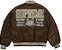 Supreme Second To None MA-1 Jacket 'Brown'