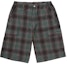 Buy Supreme Shadow Plaid Cargo Short Green
