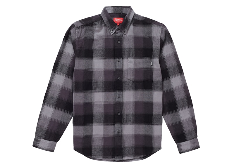Buy Kemeja Flanel Supreme Shadow Plaid Hitam