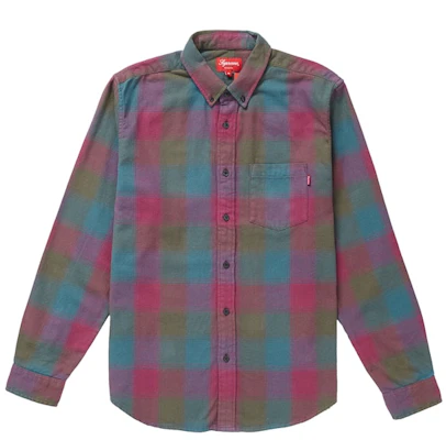 Supreme深暗紫格子法兰绒衬衫 Buy Supreme深暗紫格子法兰绒衬衫