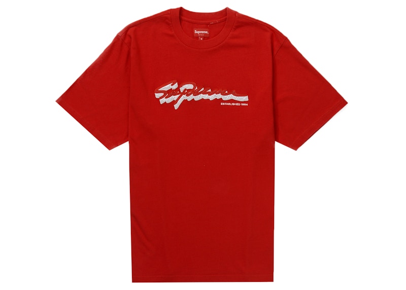 Supreme Shadow Script S/S Top Red