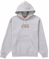 Supreme Shanghai Box Logo Hoodie Heather Grey Supreme Shanghai Box Logo Hoodie Heather Grey