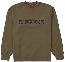 Supreme Shattered Logo Crewneck Light Olive (FW21) Supreme Shattered Logo Crewneck Light Olive (FW21)