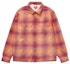 Buy Supreme Shearling Lined Flannel Shirt Orange