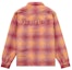 Lookbook Supreme Shearling Lined Flannel Shirt Orange