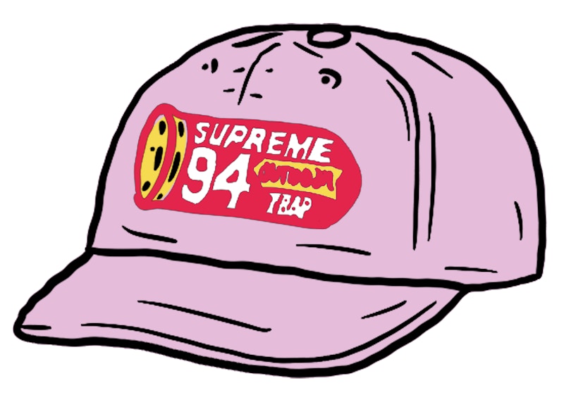 Supreme Shell Patch 6-Panel Light Purple