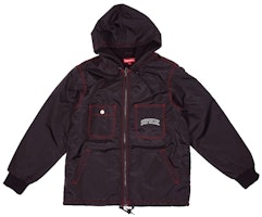 Supreme Sherpa Lined Nylon Zip Jacket Black Supreme Sherpa Lined Nylon Zip Jacket Black