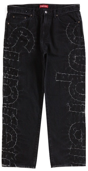 supreme-shibori-loose-fit-jean-black