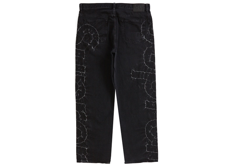 Order 슈프림 시보리 루즈핏 청바지 (블랙) 
