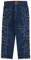 Supreme Shibori Loose Fit Jean Rigid Indigo Supreme Shibori Loose Fit Jean Rigid Indigo