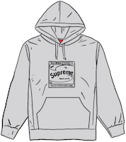 Supreme Shine Hooded Sweatshirt Ash Grey Supreme Shine Hooded Sweatshirt Ash Grey
