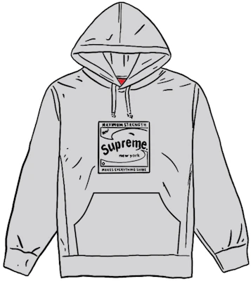 至尊光澤灰燼灰色連帽運動衫 Buy 至尊光澤灰燼灰色連帽運動衫