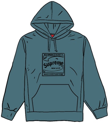 Supreme Shine Hoodie Bercap - Slate Buy Supreme Shine Hoodie Bercap - Slate