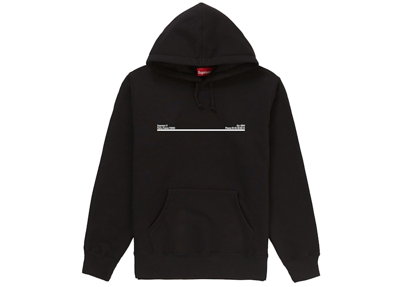 Buy Supreme Shop Hoodie Hitam Paris