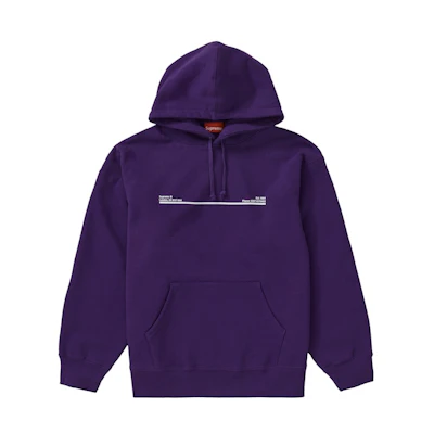 Supreme Shop Hooded Sweatshirt Purple London