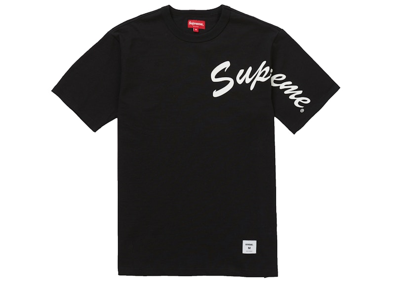 Buy Supreme Camiseta Negra Hombro Arc S/S