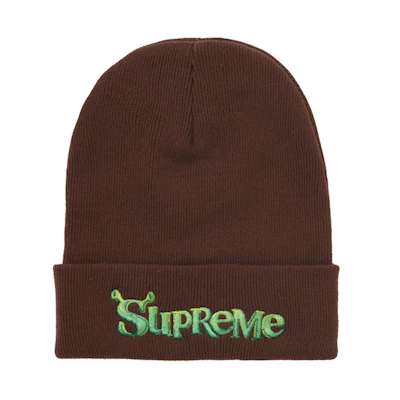 Supreme Shrek Beanie Brown (FW21)