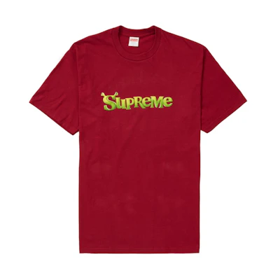 Supreme Shrek Tee Cardinal