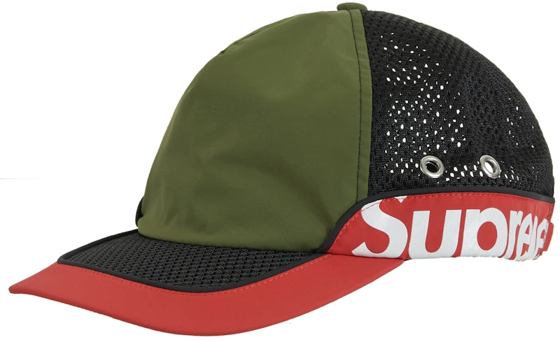 supreme-side-logo-5-panel-ss-22-olive