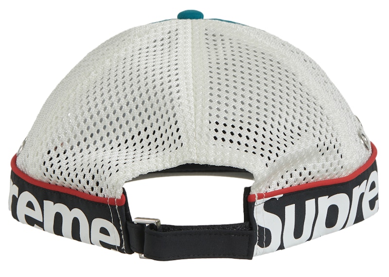 Order Supreme Gorra Logo Lateral 5-Panel (SS22) Verde Azulado