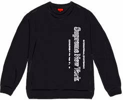 Supreme Side Logo Crewneck Black Supreme Side Logo Crewneck Black
