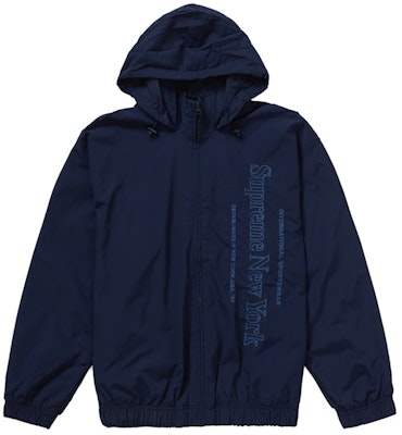 Supreme Side Logo Track Jacket Navy Order Supreme Side Logo Track Jacket Navy