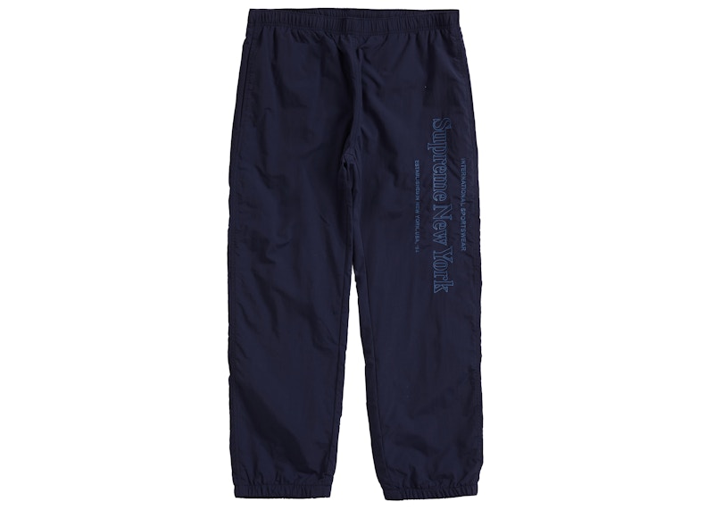 Supreme Side Logo Track Pant Navy
