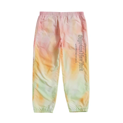 Supreme Side Logo Track Pant Yellow Gradient