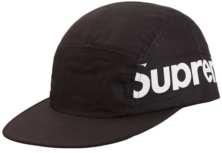 supreme-side-panel-camp-cap-black