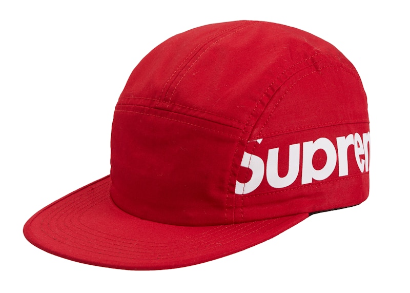 Buy Supreme Side Panel Camp Cap Red