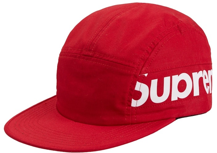 supreme-side-panel-camp-cap-red