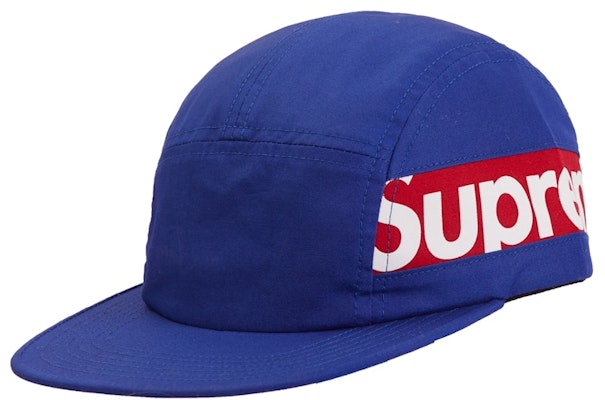 Supreme Side Panel Camp Cap Royal Buy Supreme Side Panel Camp Cap Royal