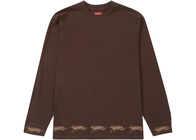 Supreme Signature L/S Top Dark Brown