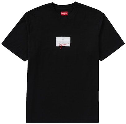 Supreme 經典標籤短袖上衣 黑色 Buy Supreme 經典標籤短袖上衣 黑色