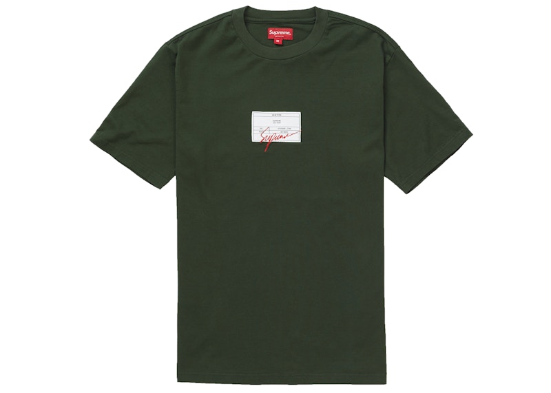 Buy Supreme Signature Label Baju S/S Warna Zaitun