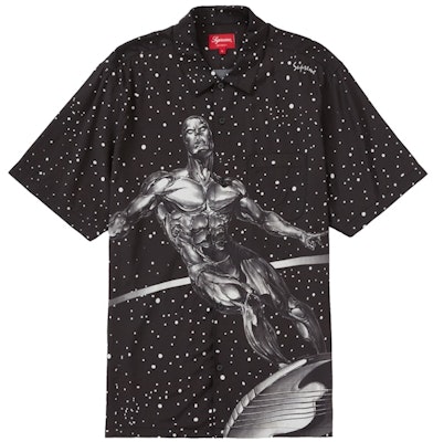 Supreme Silver Surfer S/S Shirt Black Buy Supreme Silver Surfer S/S Shirt Black