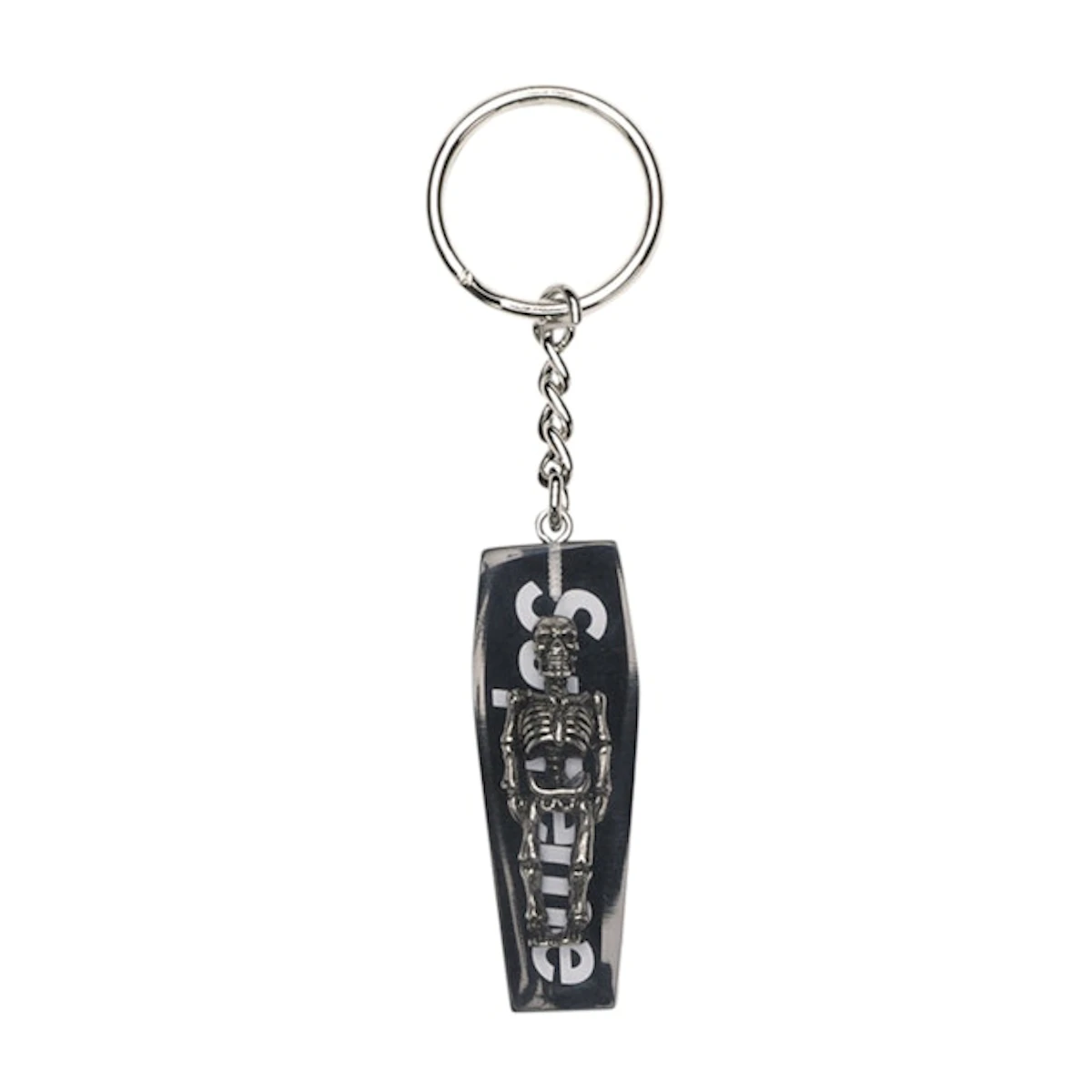 Buy Supreme Skeleton Keychain Black Novelship - Main Image